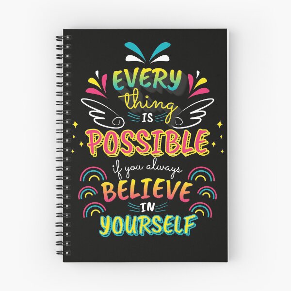 Item preview, Positive saying Everything is possible, believe in yourself designed and sold by Kalli-design.