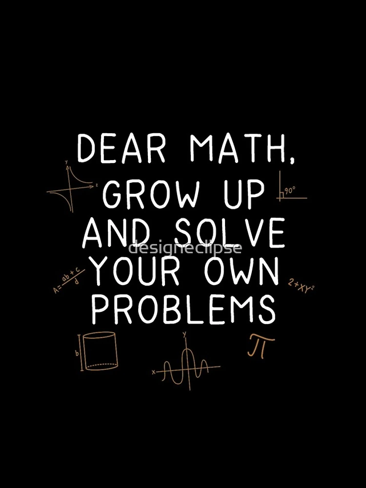 Thumbnail 4 of 4, iPhone Case, Solve Your Own Problems Math designed and sold by designeclipse.