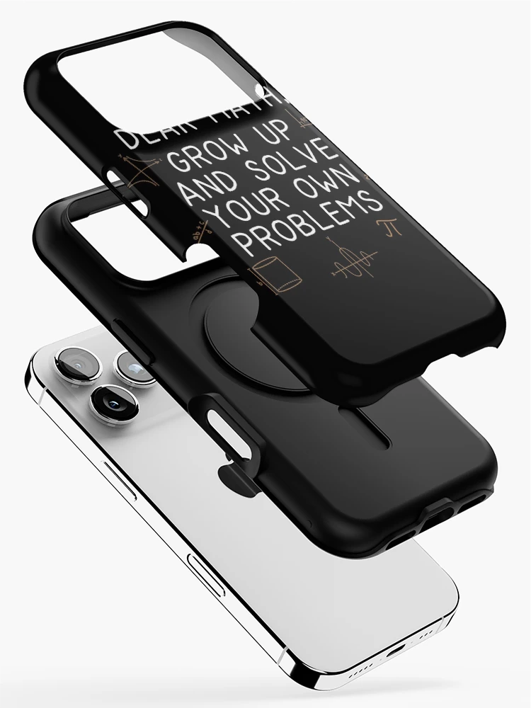 Thumbnail 2 of 4, iPhone Case, Solve Your Own Problems Math designed and sold by designeclipse.