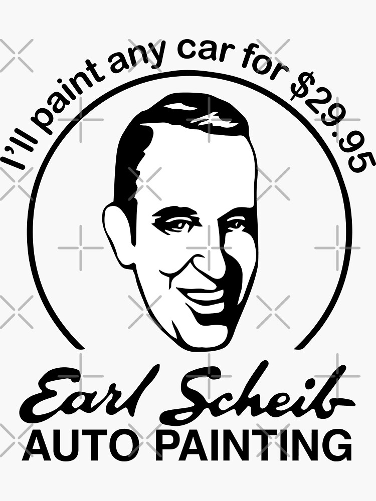 Earl Scheib Auto Painting Sticker