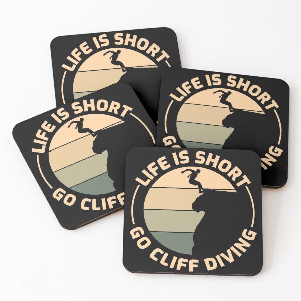 Item preview, Cliff Diving Tombstoning Base Jumping Extreme Sports Funny designed and sold by CuteDesigns1.