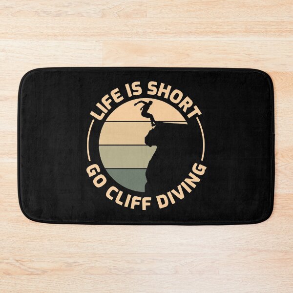 Item preview, Cliff Diving Tombstoning Base Jumping Extreme Sports Funny designed and sold by CuteDesigns1.