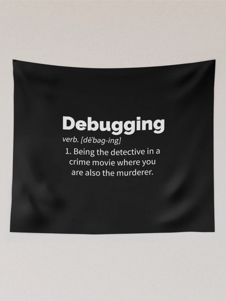 Thumbnail 2 of 3, Tapestry, Debugging Definition designed and sold by designeclipse.