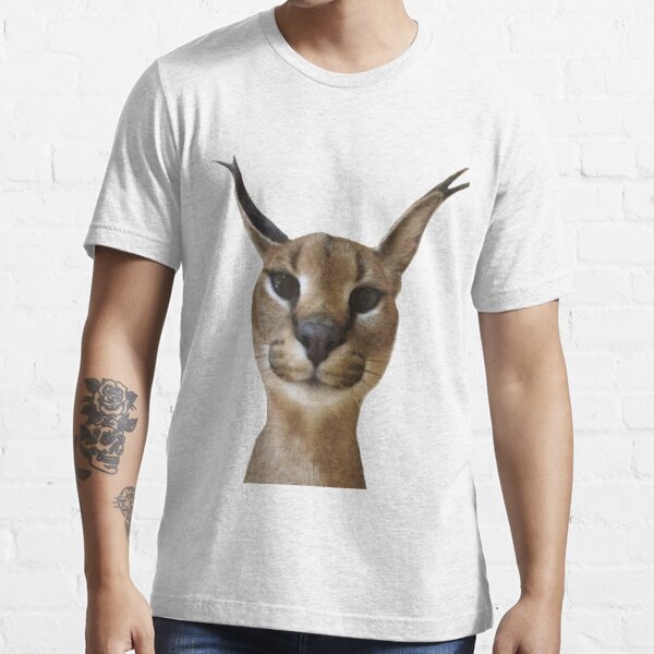 Big Floppa My Beloved Caracal Cat Meme - Camiseta con cuello en V para mujer