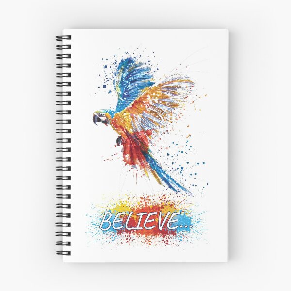 Item preview,  White Amazing Colored Bird Parrot Believe  yourself designed and sold by ectonstore.