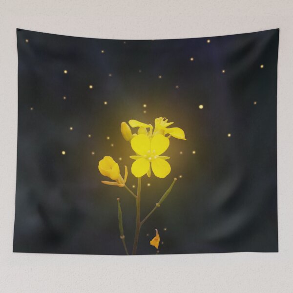 Item preview, Yellow Glowing Magical Flowers designed and sold by mrhighsky.