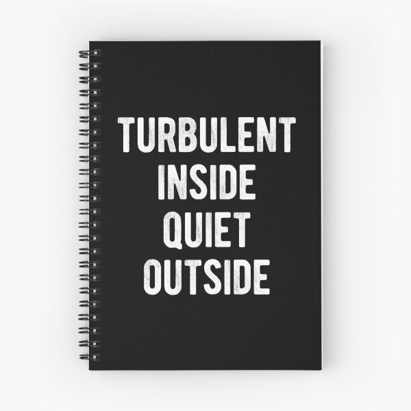 Item preview, Turbulent Inside Quiet Outside Introvert designed and sold by MariosNydras.