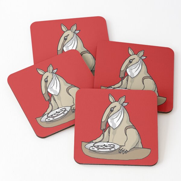 Item preview, Anteater lunch table napkin bib cute cartoon designed and sold by SolidEarthArt.