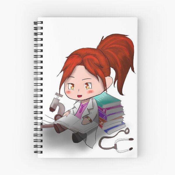 Item preview, Studying Chibi Doctor designed and sold by AheraRoses.