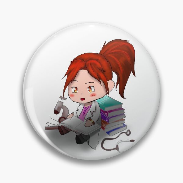 Studying Chibi Doctor Pin