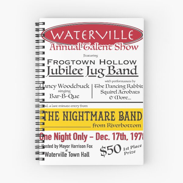 Item preview, Waterville Talent Show (Emmet Otter) designed and sold by RischDesigns.