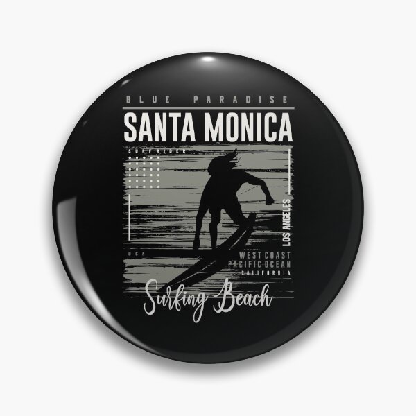 Item preview, Santa Monica Surfing Beach | California Home Spirit Summer 2021 designed and sold by Desandu.