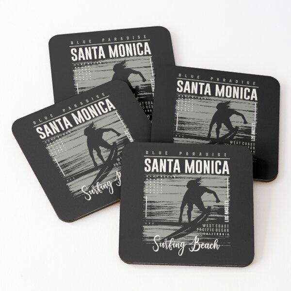 Item preview, Santa Monica Surfing Beach | California Home Spirit Summer 2021 designed and sold by Desandu.