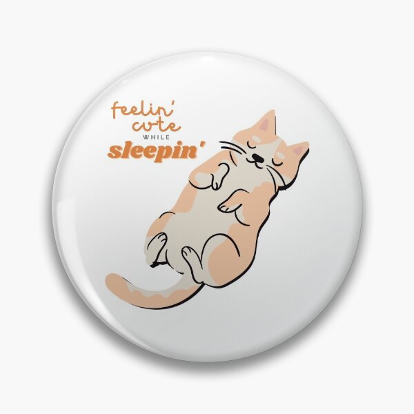 Item preview, Sleepytime Feeling Cute While Sleeping Cat designed and sold by Le Moonie.