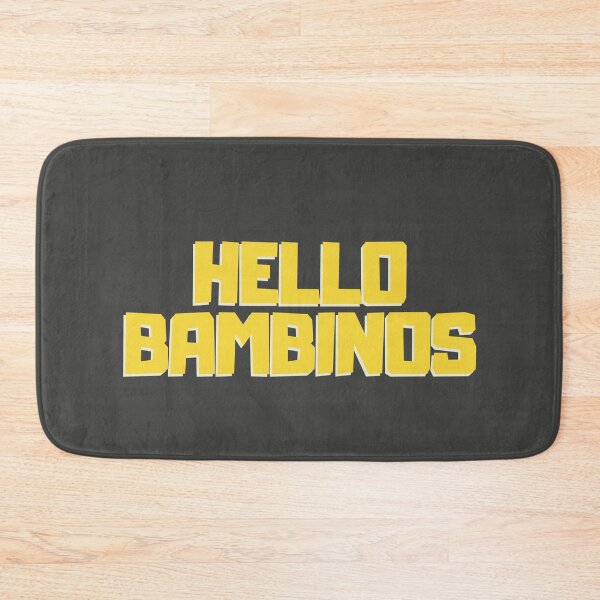 Item preview, Hello Bambinos Funny Quote in Black designed and sold by Africanism.