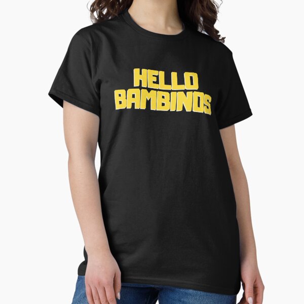 Item preview, Hello Bambinos Funny Quote in Black designed and sold by Africanism.