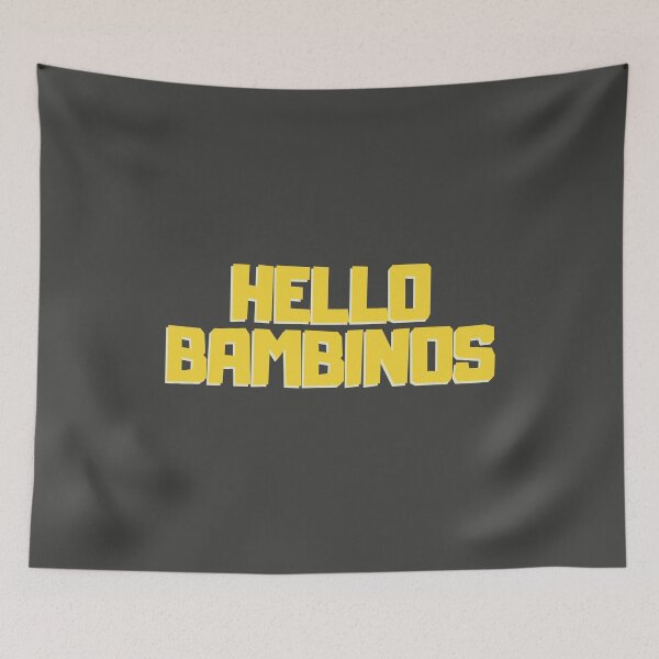 Item preview, Hello Bambinos Funny Quote in Black designed and sold by Africanism.