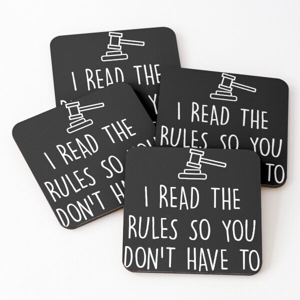 Item preview, I read the rules so you don't have to, funny gift for a lawyer life designed and sold by Shop signer.