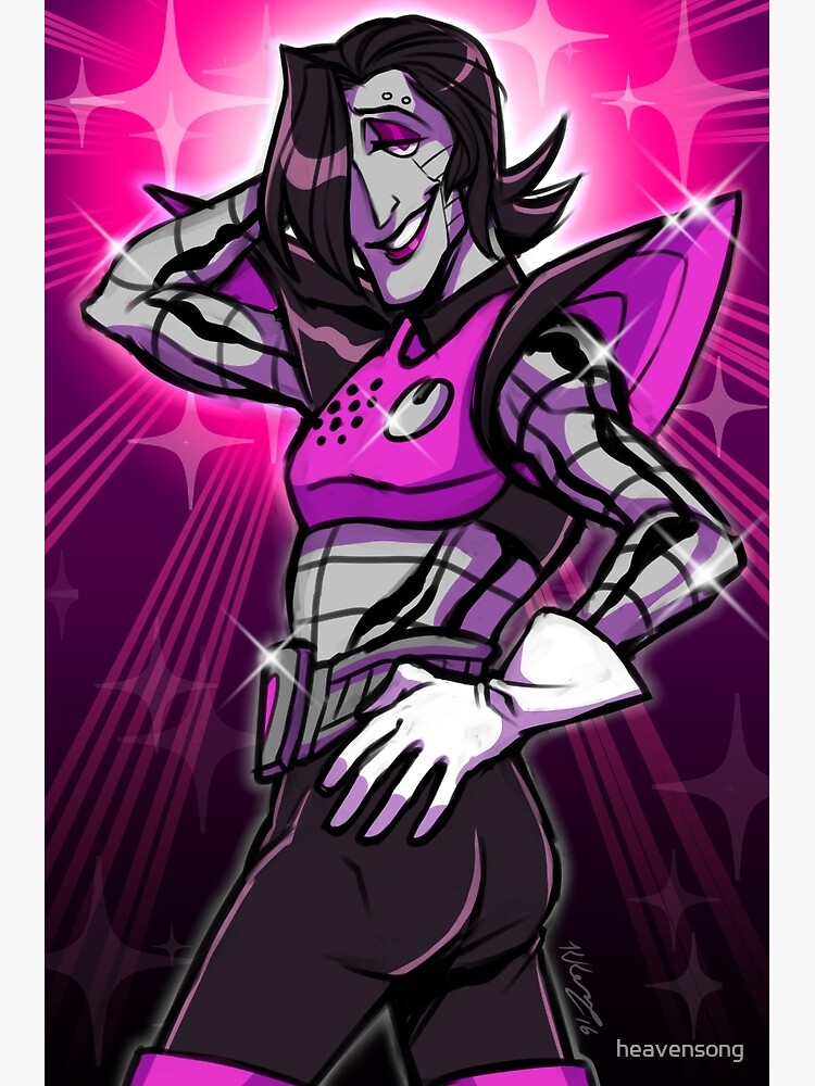 "Mettaton Ex" Metal Print for Sale by heavensong | Redbubble