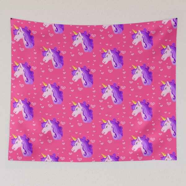 Item preview, Cute Unicorn with hearts and stars designed and sold by GraziBarth.