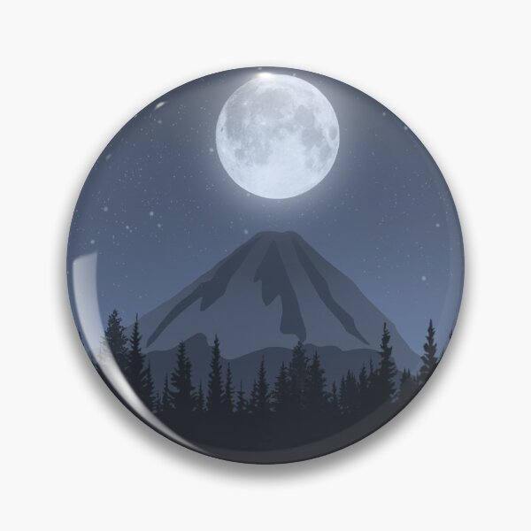 Item preview, Midnight mountain scenery  designed and sold by PurpleStarLord.