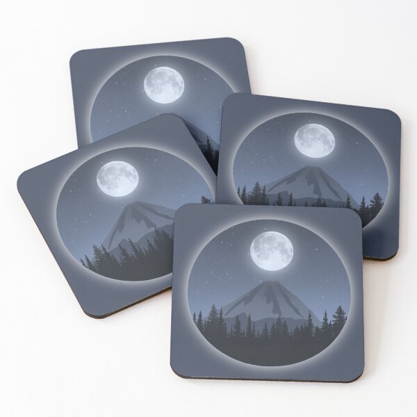 Item preview, Midnight mountain scenery  designed and sold by PurpleStarLord.