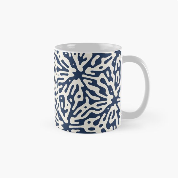 Item preview, Organic Matter, Abstract Pattern in Navy designed and sold by meggydesigns.