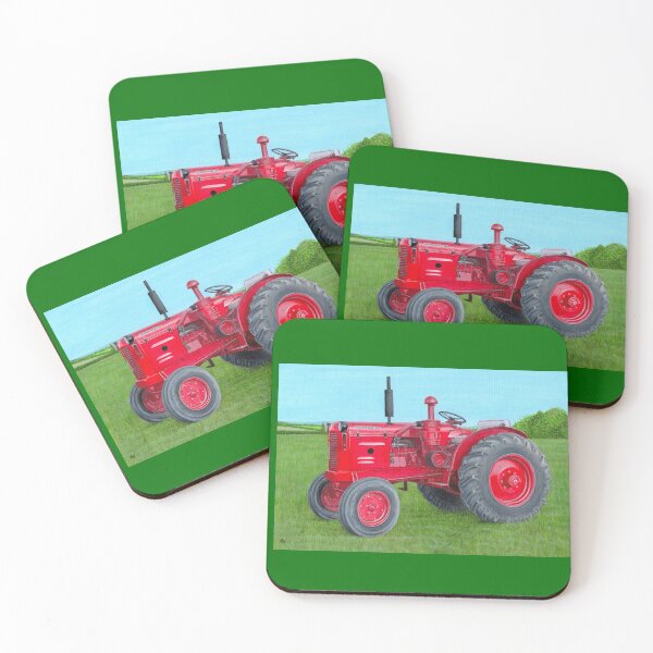 Item preview, Classic David Brown 500 Tractor Painting designed and sold by SandraWarmerdam.