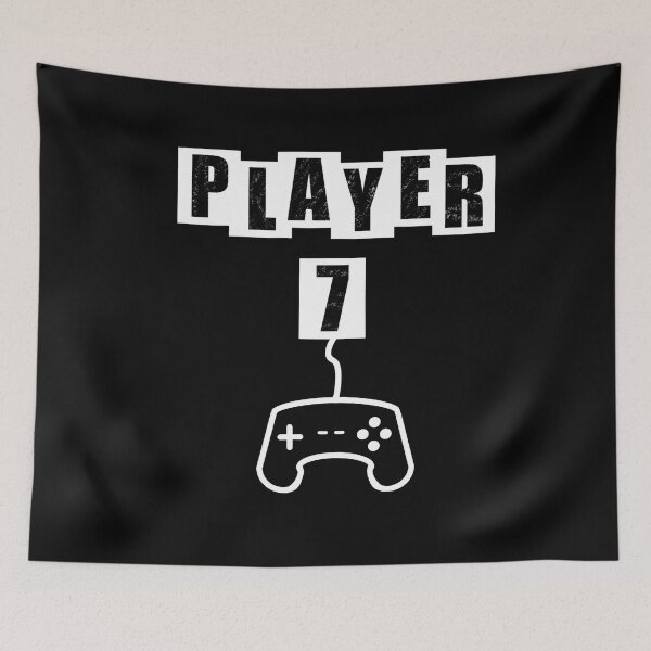 Item preview, Player Seven - Black designed and sold by BusyMonkeys.