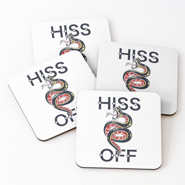 Item preview, HISS OFF Venomous Snake Tattoo Style designed and sold by screenworks.