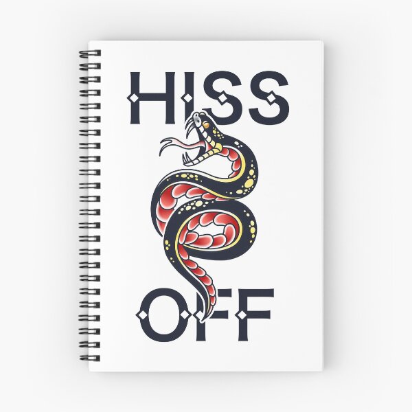 Item preview, HISS OFF Venomous Snake Tattoo Style designed and sold by screenworks.