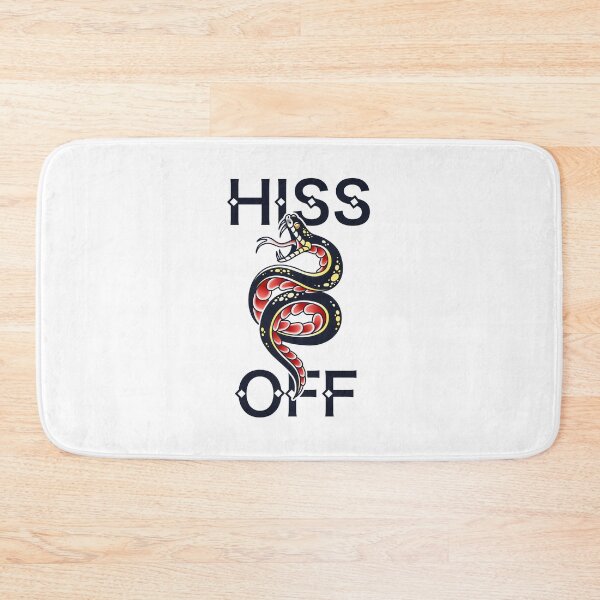Item preview, HISS OFF Venomous Snake Tattoo Style designed and sold by screenworks.