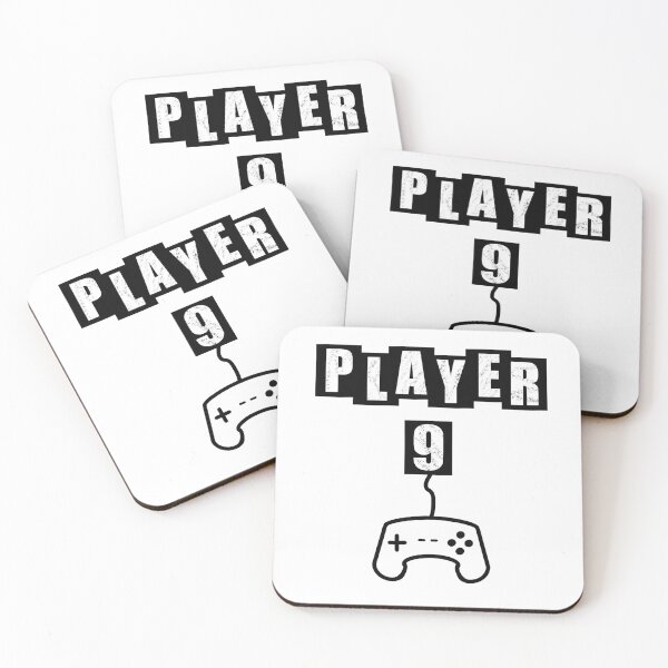 Item preview, Player Nine - White designed and sold by BusyMonkeys.