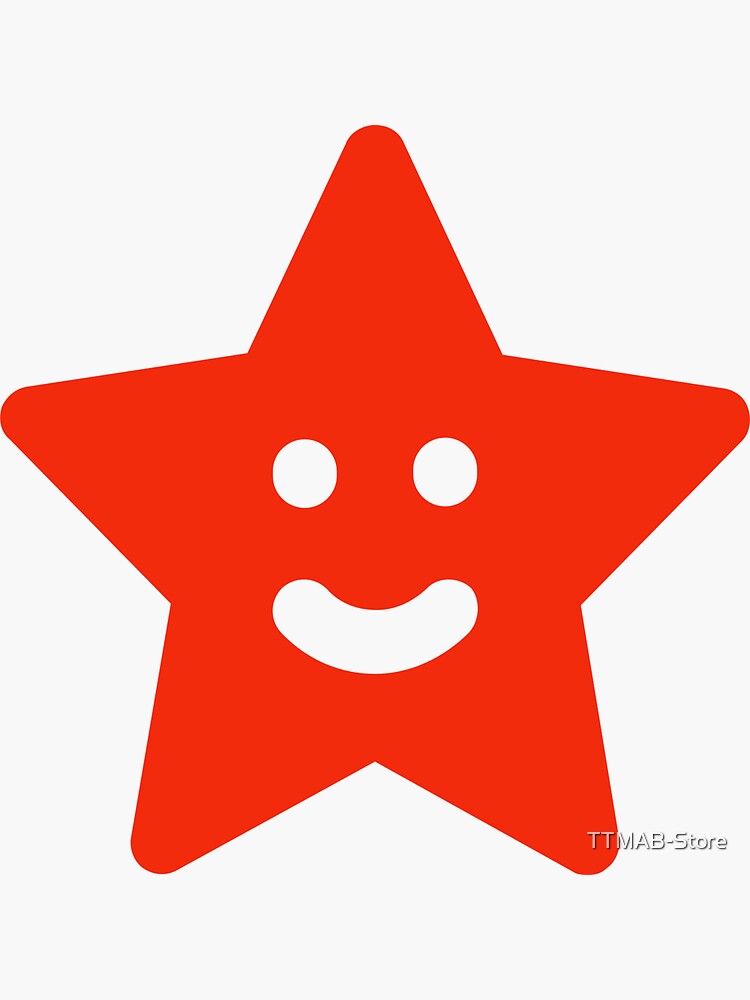 Lächelnder Stern, Emoji-Stern! | Sticker