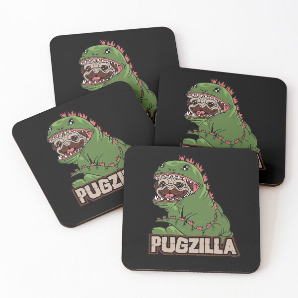 Item preview, PUGZILLA - Cute Monster Pug For Puggy Lovers designed and sold by cometos.