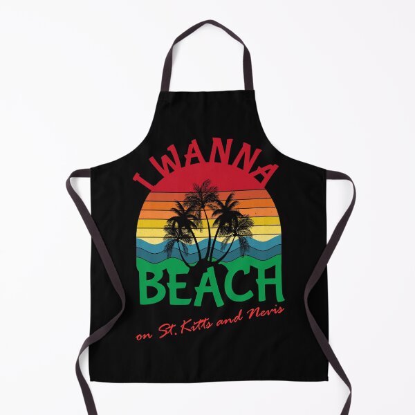 Item preview, I wanna Beach on St. Kitts and Nevis designed and sold by likebakerdo.