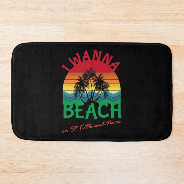 Item preview, I wanna Beach on St. Kitts and Nevis designed and sold by likebakerdo.