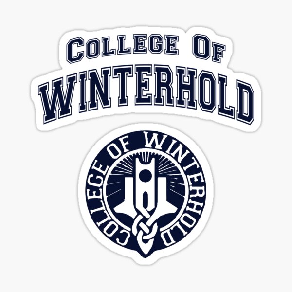 Vista previa del artículo con la obra «Serie para estudiantes de Winterhold College - v2», diseñado y vendido por TheSups.