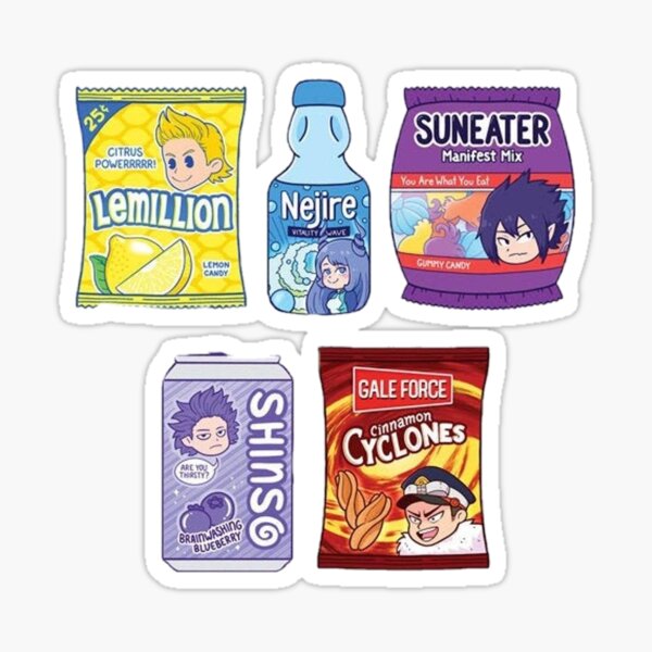 Mha sticker pack Sticker