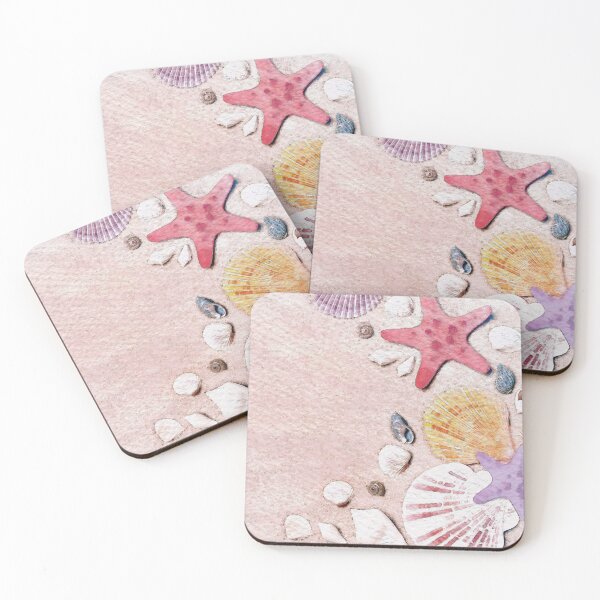 Item preview, Watercolor sea shell art designed and sold by RisingAir.