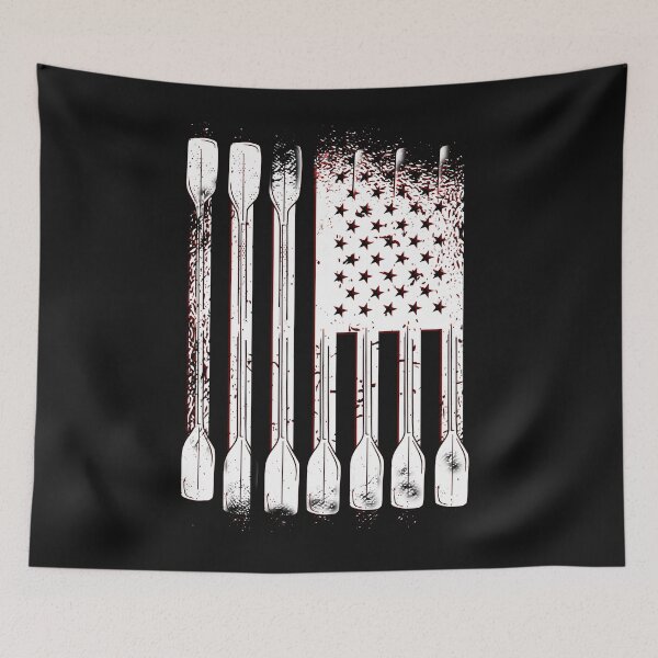 Item preview, USA Flag Paddle Kayak  Kayaking Kanuing Canoeing Relax designed and sold by thomash2.