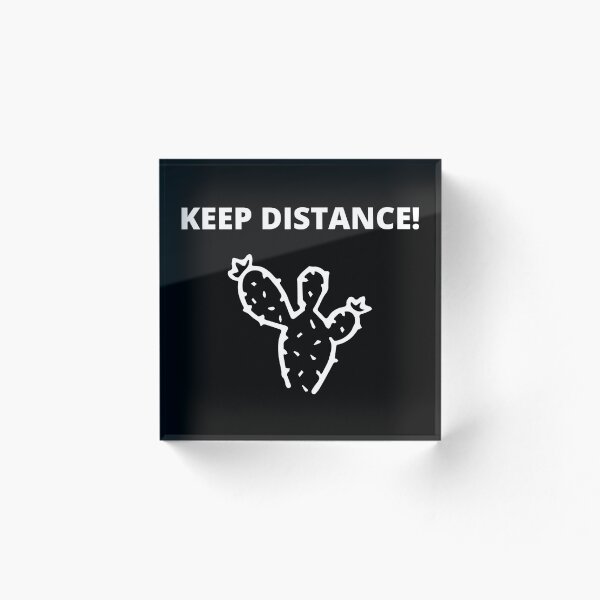 Item preview, Keep Distance Cactus designed and sold by Pankas.