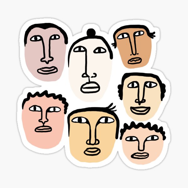 Faces Sticker