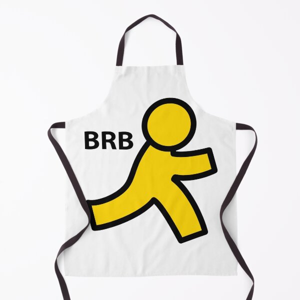 Item preview, AIM Logo "BRB" designed and sold by ExcuseMeSticker.