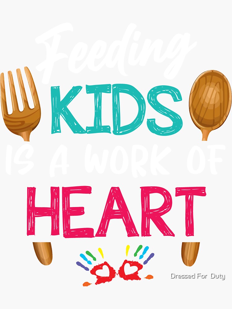 100 Days Of Feeding Kids Lunch Lady School Canteen' Sticker