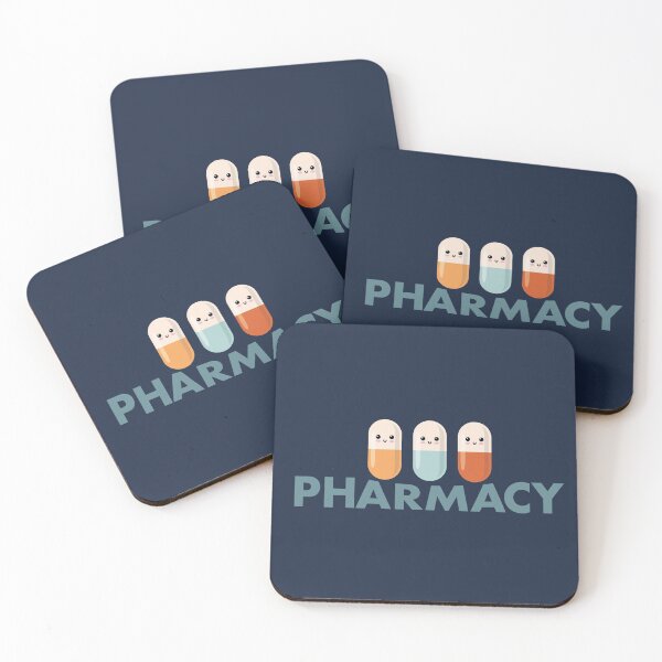 Item preview, Pharmacy with 3 pharma-cute-icals designed and sold by Eenig.