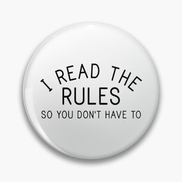 Item preview, I read the rules so you don't have to, funny gift designed and sold by Shop signer.