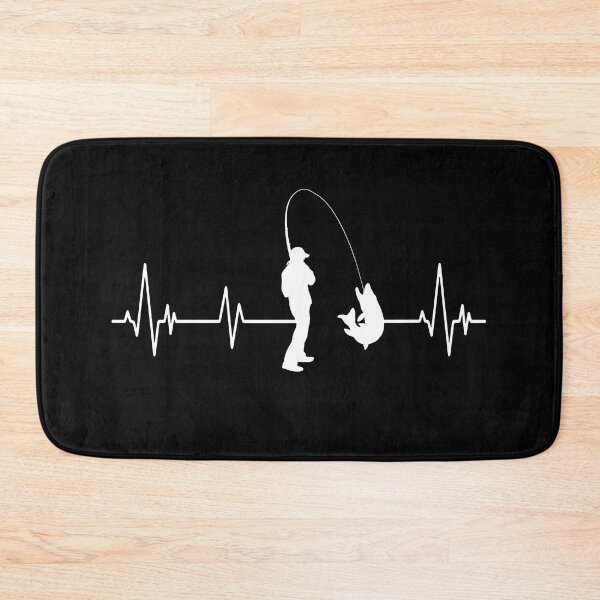 Item preview, Angler heartbeat EKG - predatory fish fisherman heartbeat designed and sold by urban-design.