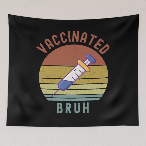 Item preview, Vaccinated Bruh Funny Pro Vaccine  designed and sold by ExpressWayFour.