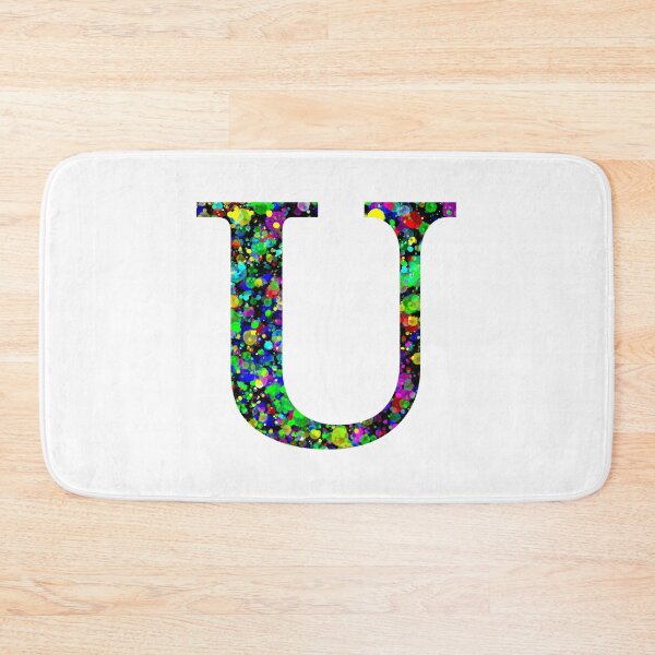 Item preview, Letter U Paint Splatter designed and sold by Handstand365.